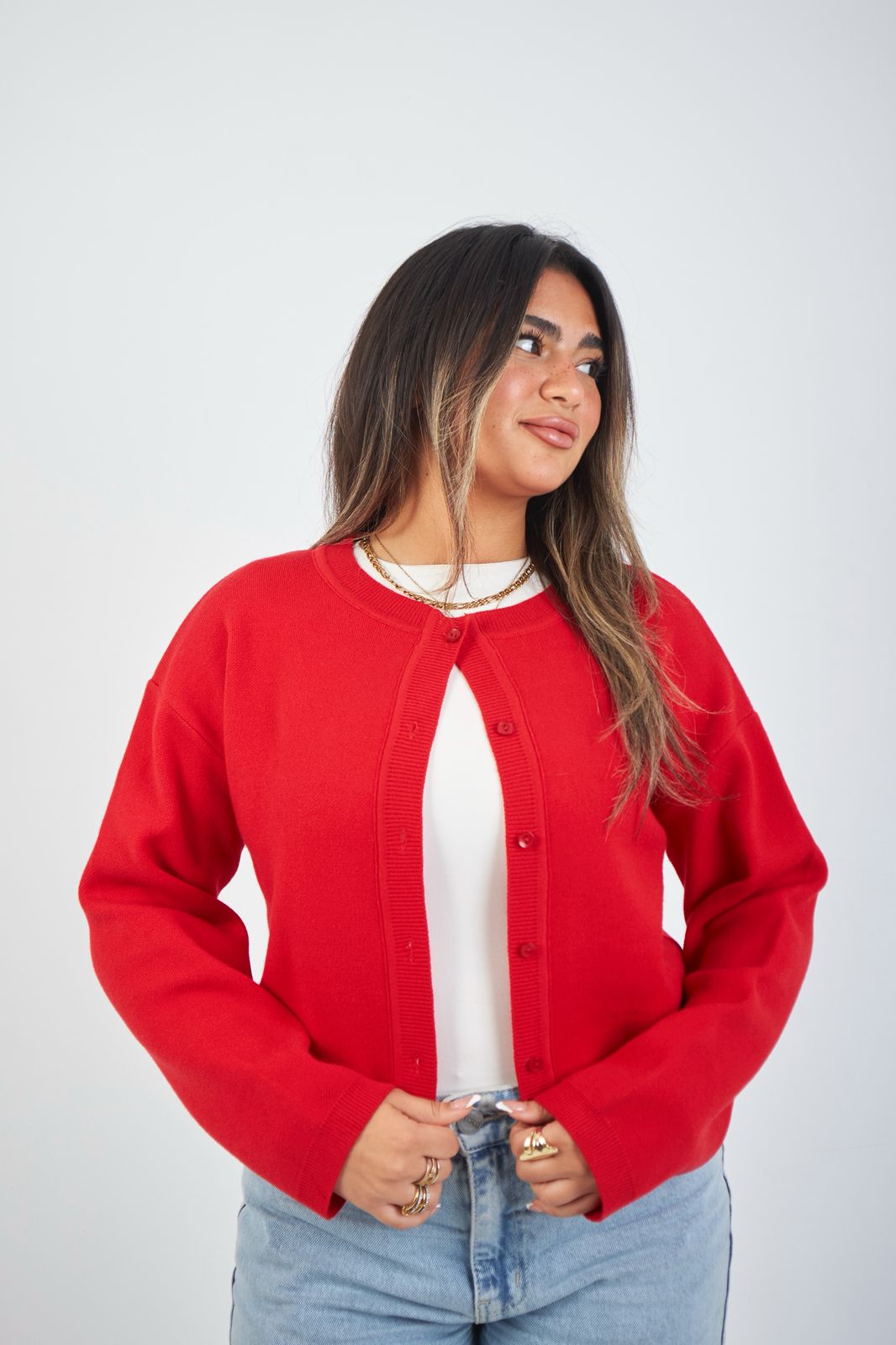 Red Cardigan
